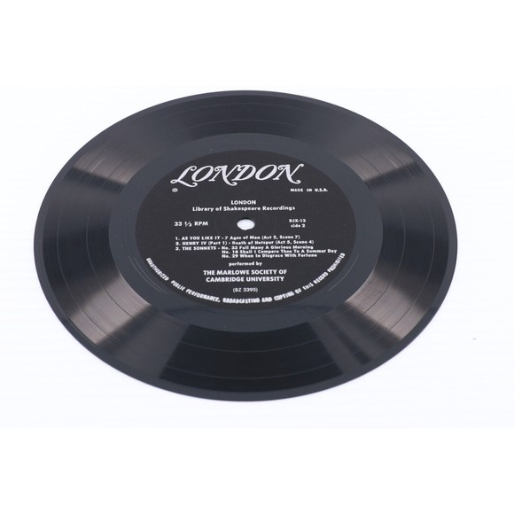 London Library of Shakespeare Recordings Macbeth Hamlet 33 rpm 7" Record DJX-13 - Picture 13 of 16